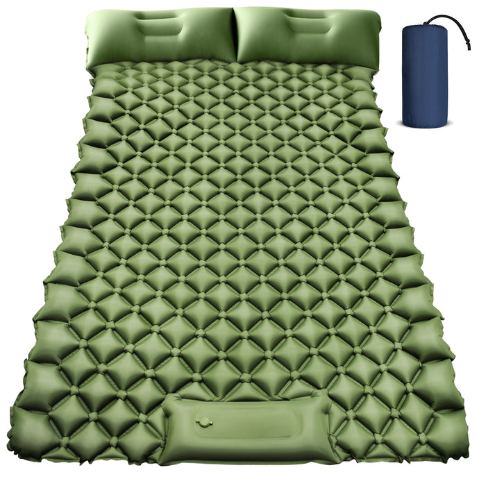 2-Person Inflatable Camping Pad Double Comfort