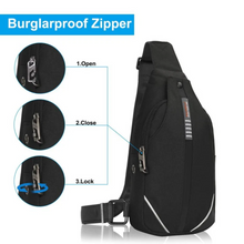 Load image into Gallery viewer, Waterfly Defender Anti-theft Crossbody Bag