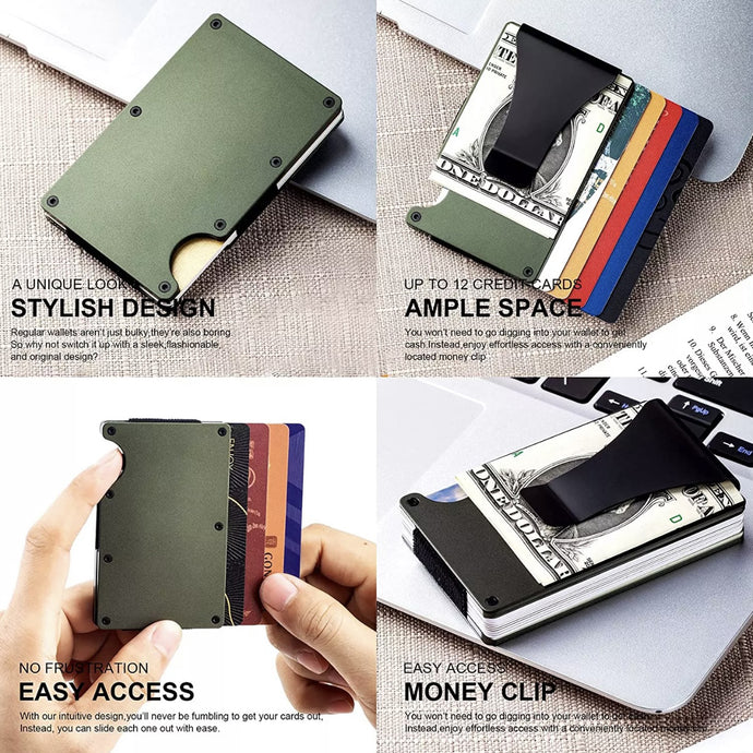 CNC Minimalist Money Clips Wallet
